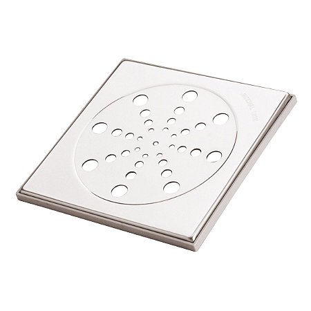 Grelha Quadrada sem Fecho com Moldura 150MM Inox 002929 Jackwal