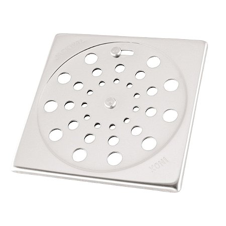 Grelha Quadrada com Fecho sem Moldura 95MM Inox 002925 Jackwal