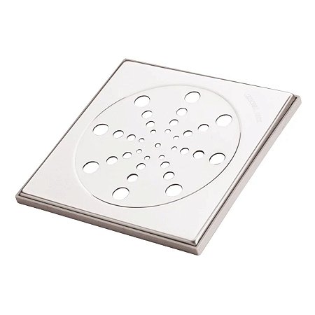 Grelha Quadrada sem Fecho com Moldura 95MM Inox 002926 Jackwal