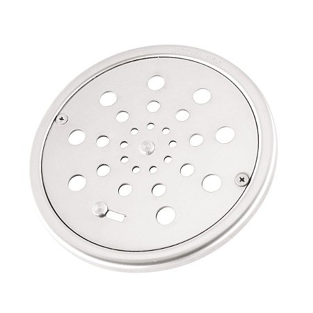 Grelha Redonda com Caixilho 95MM Inox 002411 Jackwal