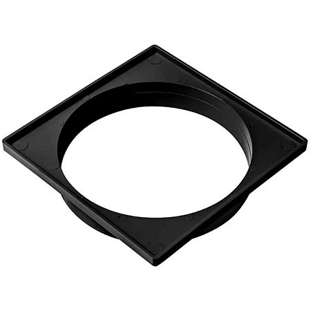Porta Grelha PVC 10x10 Preto J.J.M Esquadrias
