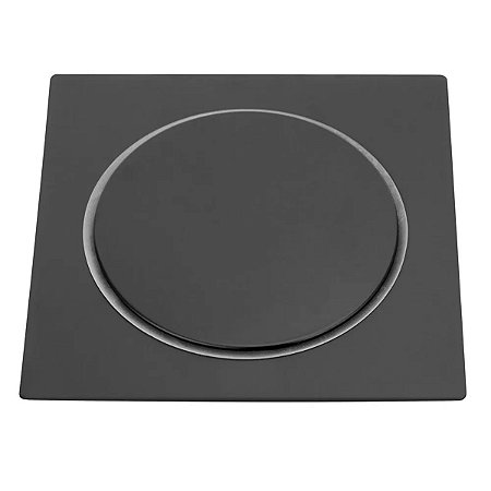 Ralo Click 15x15CM Preto J.J.M Esquadrias
