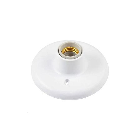 Plafon Turquia Alumínio E27 PL150/BC Branco Kin