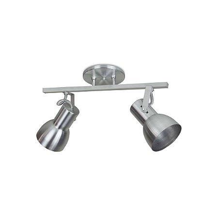 Spot Trilho 2 Lâmpadas E27 SP1930/2T Lixado Kin