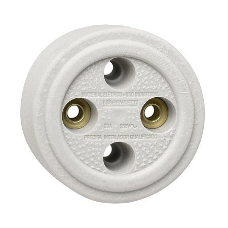 Tomada Polar 2P 30A Bipolar 1715 Lorenzetti