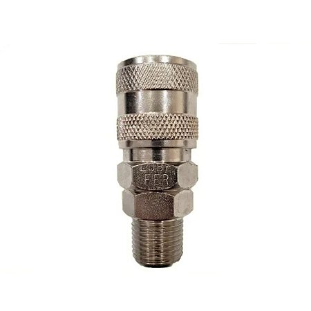 Engate Rápido Esfera 1/2X1/2 Macho NPT LUB-2030 Lubefer