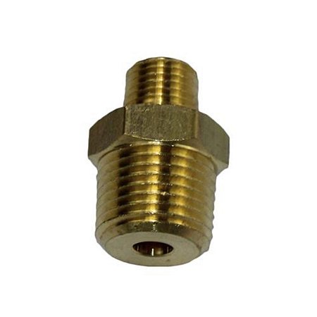 Niple Reto de Redução 1/2X1/4 NPT Lubefer