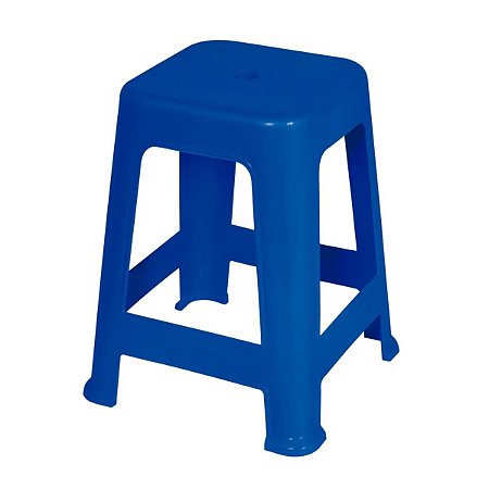 Banqueta Plástica 15151130 Azul Mor