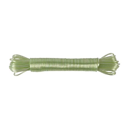 Corda Revestida para Varal 15M 6090 Verde Mor