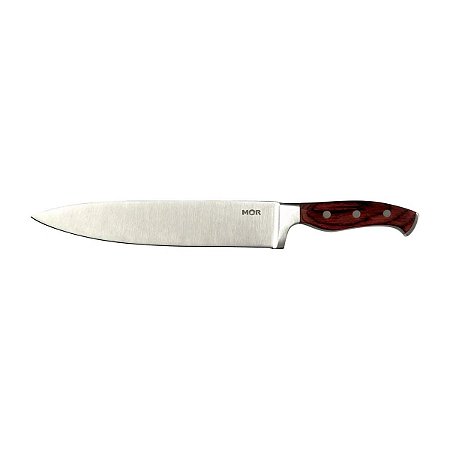 Faca 9" 26CM Aço Inoxidável e Cabo de Madeira 003942 Steel Mor