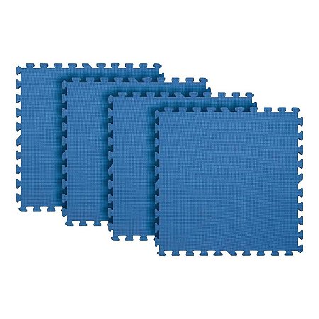 Tatame EVA 4 Peças 61x61x1CM Azul Mor