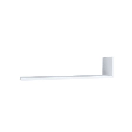 Prateleira Alpha "L" com Fixação Invisível 20 x 60 x 16,5cm Branca Multivisão