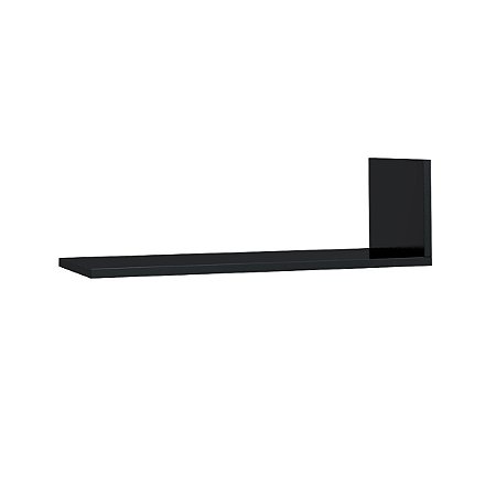 Prateleira Alpha "L" com Fixação Invisível 20 x 60 x 16,5cm Preta Multivisão