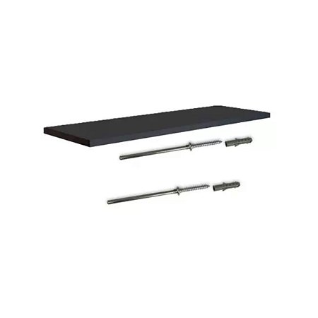 Prateleira MDP com Suporte PBS-2060-UV-PR 20 x 60cm Multivisão