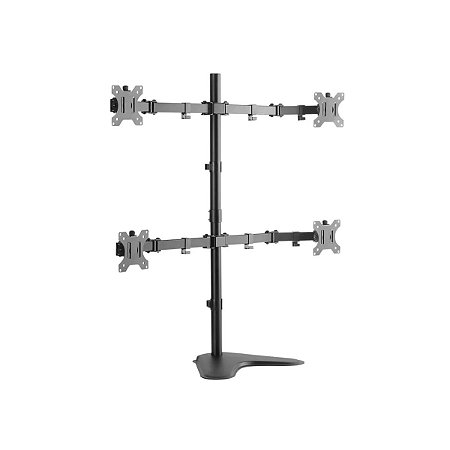 Suporte de Mesa para 4 Monitores MT4ERGO 10 A 24" Preto Multivisão