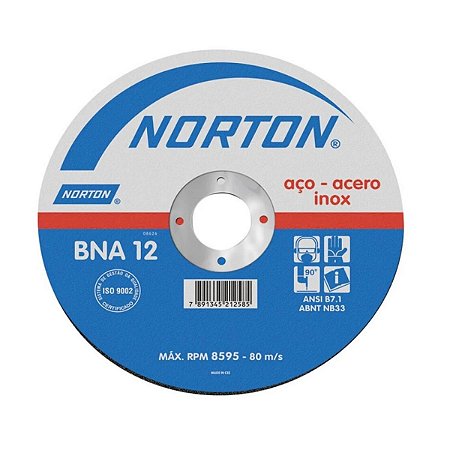 Disco de Corte 4.1/2X3/64X7/8 BNA12 Norton