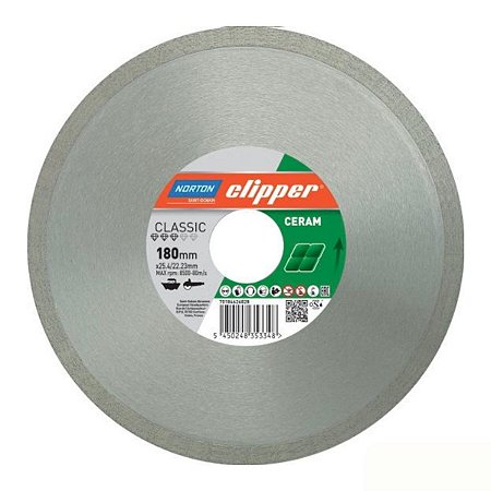 Disco Diamantado Clipper 200X25,4 Porcelanato Premium Norton