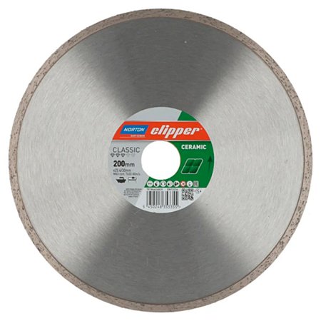 Disco Diamantado Clipper 200X25,4 Porcelanato Standart Norton