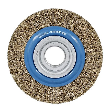 Escova Circular Ondulada 152,4X19X50,8MM Aço Latonado Norton