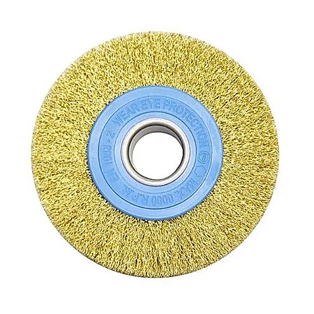 Escova Circular Ondulada 152,4X25,4X50,8MM Aço Latonado Norton