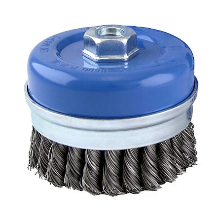 Escova Copo Trançada 100XM14 Aço Temperado Norton