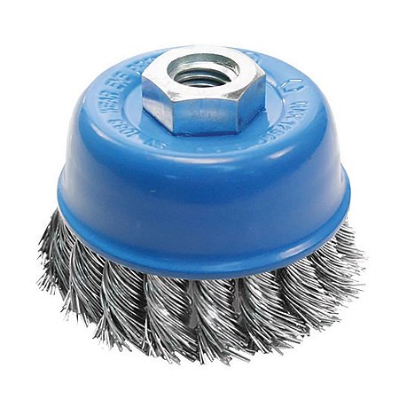 Escova Copo Trançada 65XM14 Aço Temperado Norton