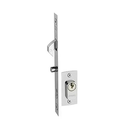 Fechadura Serralheiro Externa para Porta de Correr 17MM 410-A Cromada Pado