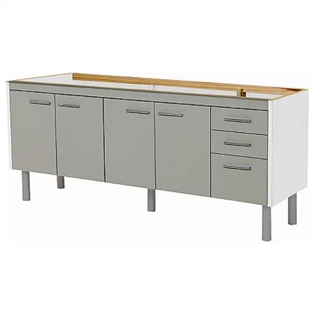 Gabinete Valenza Coz para Pia 2,00m GI Gianduia Rorato