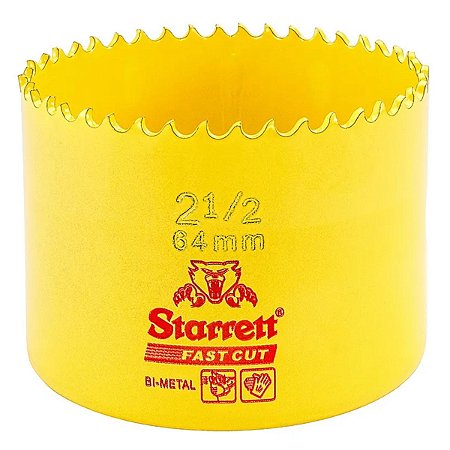 Serra Copo Fast Cup 2.1/2" 64MM FCH0212-G  Starrett