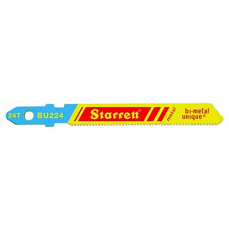 Lâmina para Serra Tico-Tico Metal 24 Dentes BU224-2 Starret