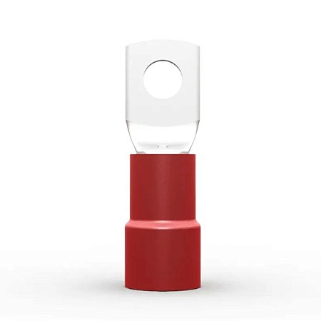 Terminal Pré Isolado Anel 10,00mm Vermelho Tcm