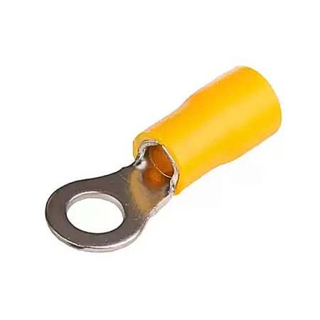 Terminal Pré Isolado Anel 6,00mm Amarelo Tcm
