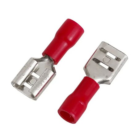 Terminal Pré Isolado Fêmea 1,50mm Vermelho Tcm