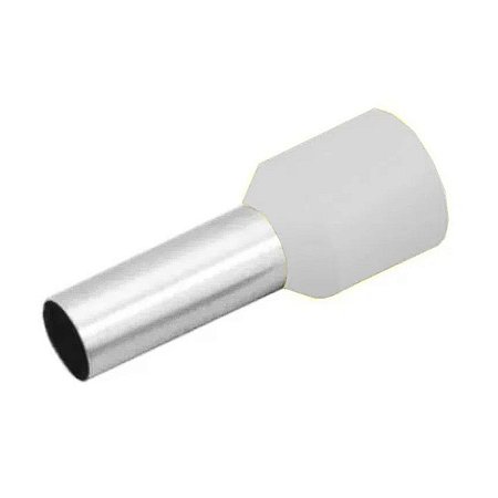 Terminal Pré Isolado Tubular Ilhos 0,75mm Cinza Tcm