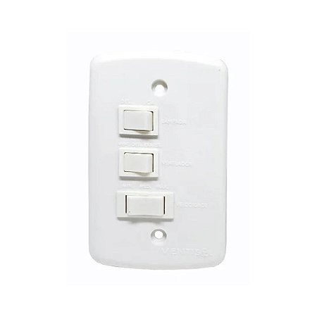 Chave Interruptor Ventilador de Teto CV3 220V Ventisol