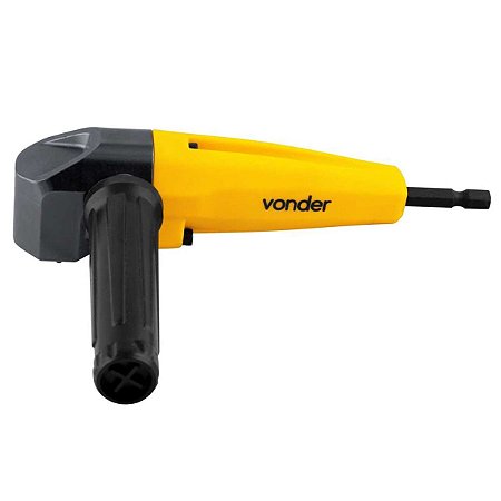Adaptador Angular para Parafusadeira/Furadeira Encaixe de 1/4" Vonder