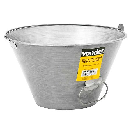 Balde Metálico para Concreto 10L Vonder