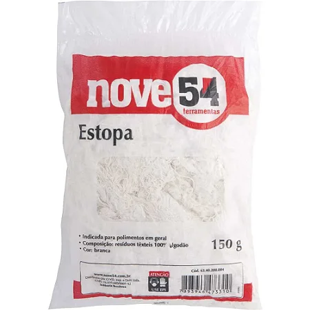 Estopa Branca para Polimento 150G Nove54 473310