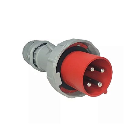 Plugue Móvel 3P+T 63A 6H 440V Vermelho 12821022 Weg
