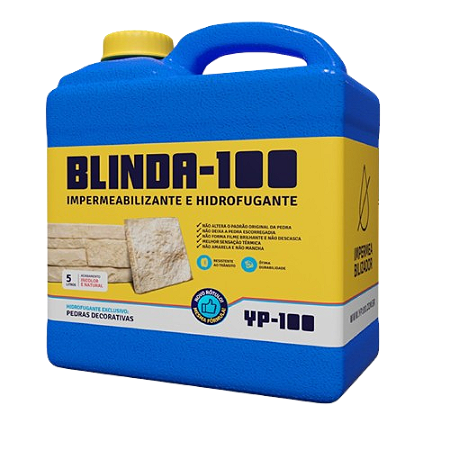 Hidrofugante Incolor para Pedras Decorativas 5L Blinda-100 YP-100 630035