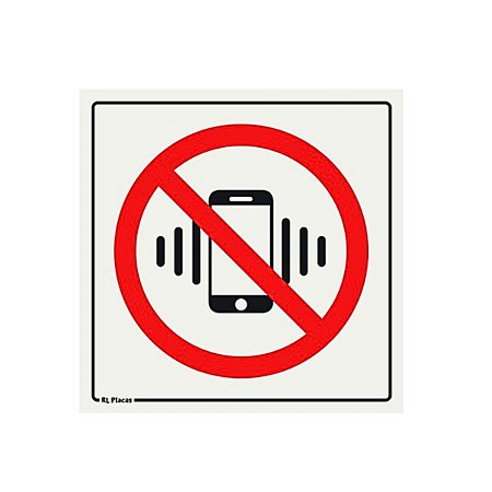 ENCARTALE PA-18 15X15 PROIBIDO USO CELULAR