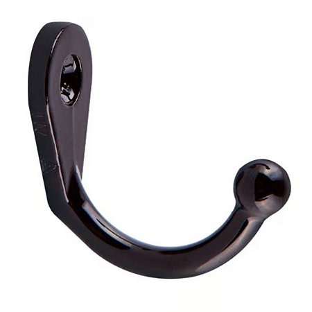 Cabide Simples Pequeno 63981 Preto Fosco Aliança