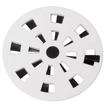 Grelha Redonda 10cm Branco Rotat GRB1/As Astra