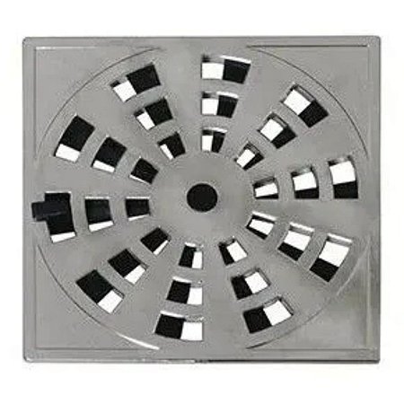 Grelha Quadrada 10cm Cromado Rotat Grb4/As Astra