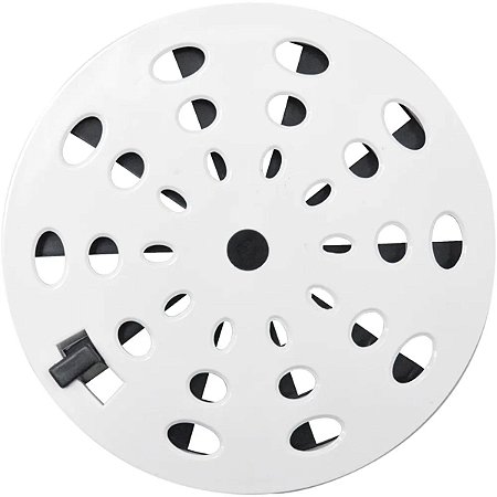 Grelha Redonda 15cm Cromado Rotat Grb8/As Astra