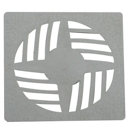 Grelha Quadrada 9,4cm Cromado Gr14 Astra
