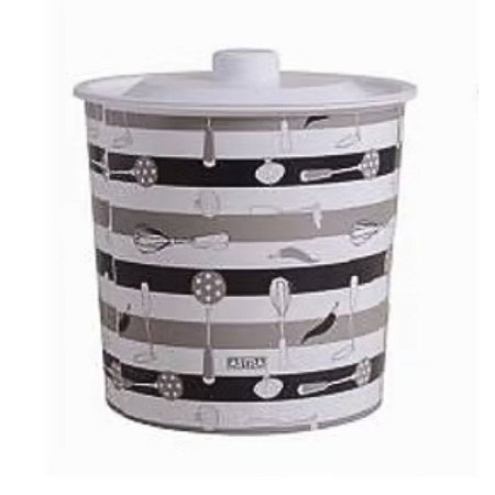 Lixeira Pia Redonda Decorada 3,2l Ct7*E1 Astra