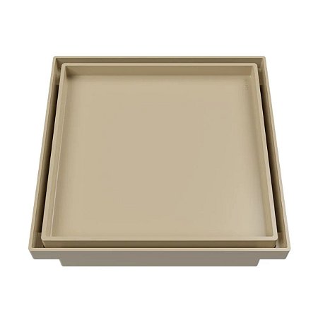 Ralo Oculto Quadrado Universal 10x10 Bege Roc10bg Astra