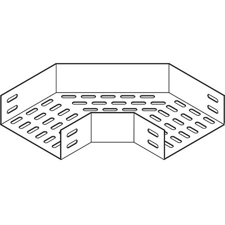 Leito Curva Horizontal 90° BE-019 400x100mm Bandeirantes