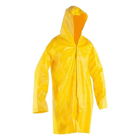Capa de Chuva PVC Laminado sem Forro XG Amarela Nove54